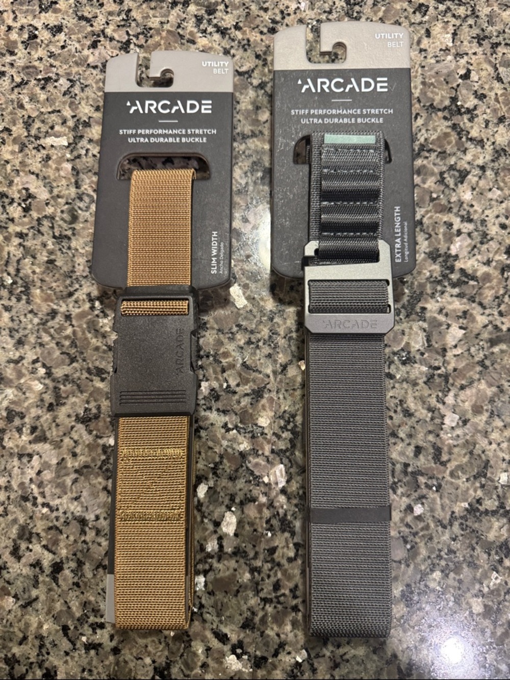 Arcade Utility Belt Pair - Brown and Grey